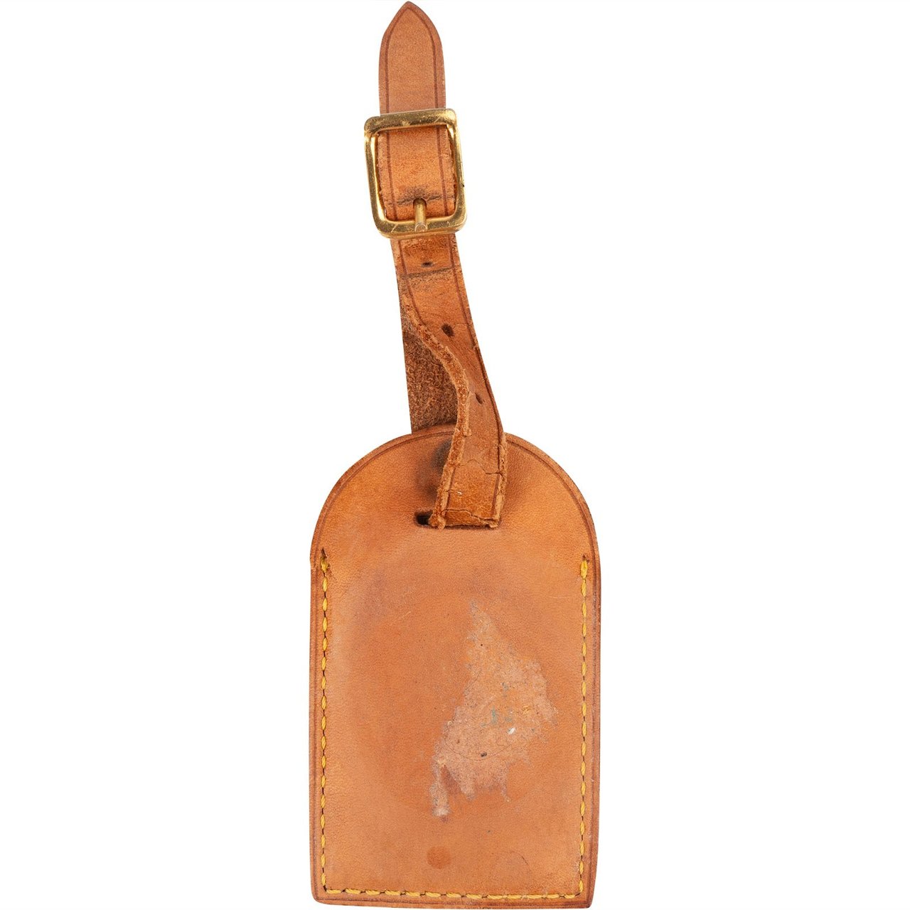 Louis Vuitton Vachetta Leather Luggage Tag Bruin