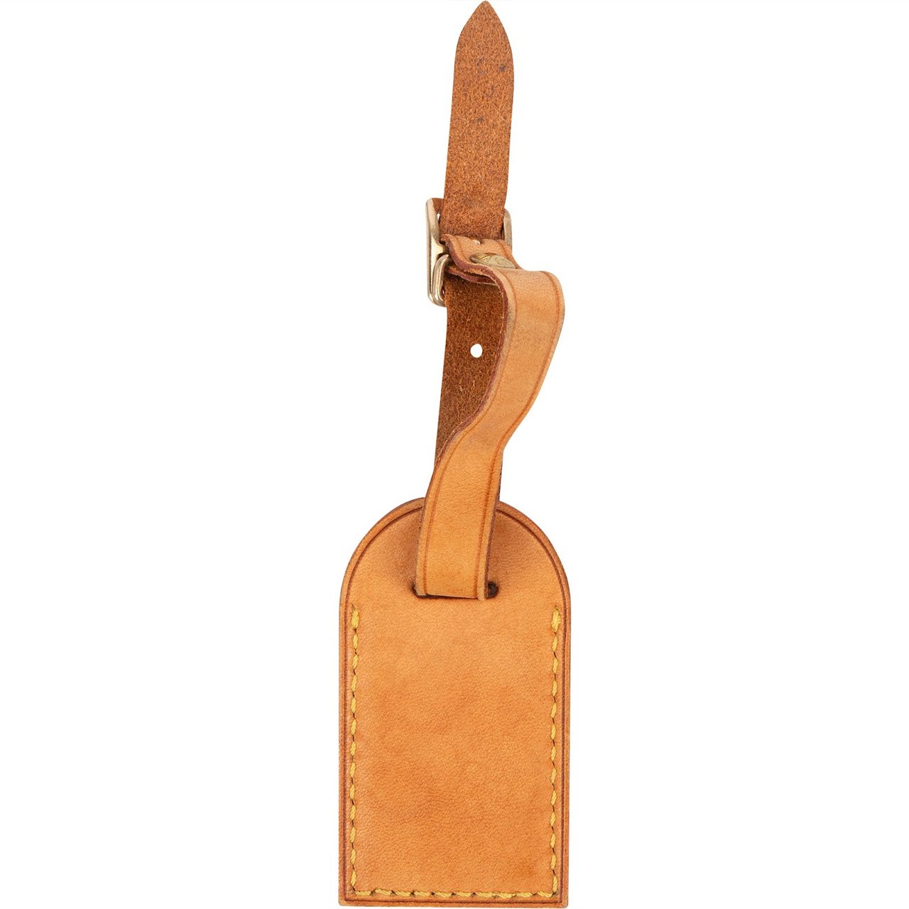 Louis Vuitton Louis Vuitton Vachetta Leather Luggage Tag Bruin