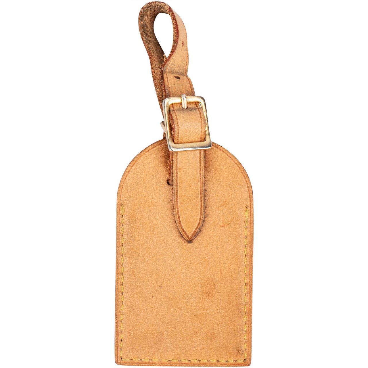Louis Vuitton Louis Vuitton Vachetta Leather "A.S" Luggage Tag Bruin