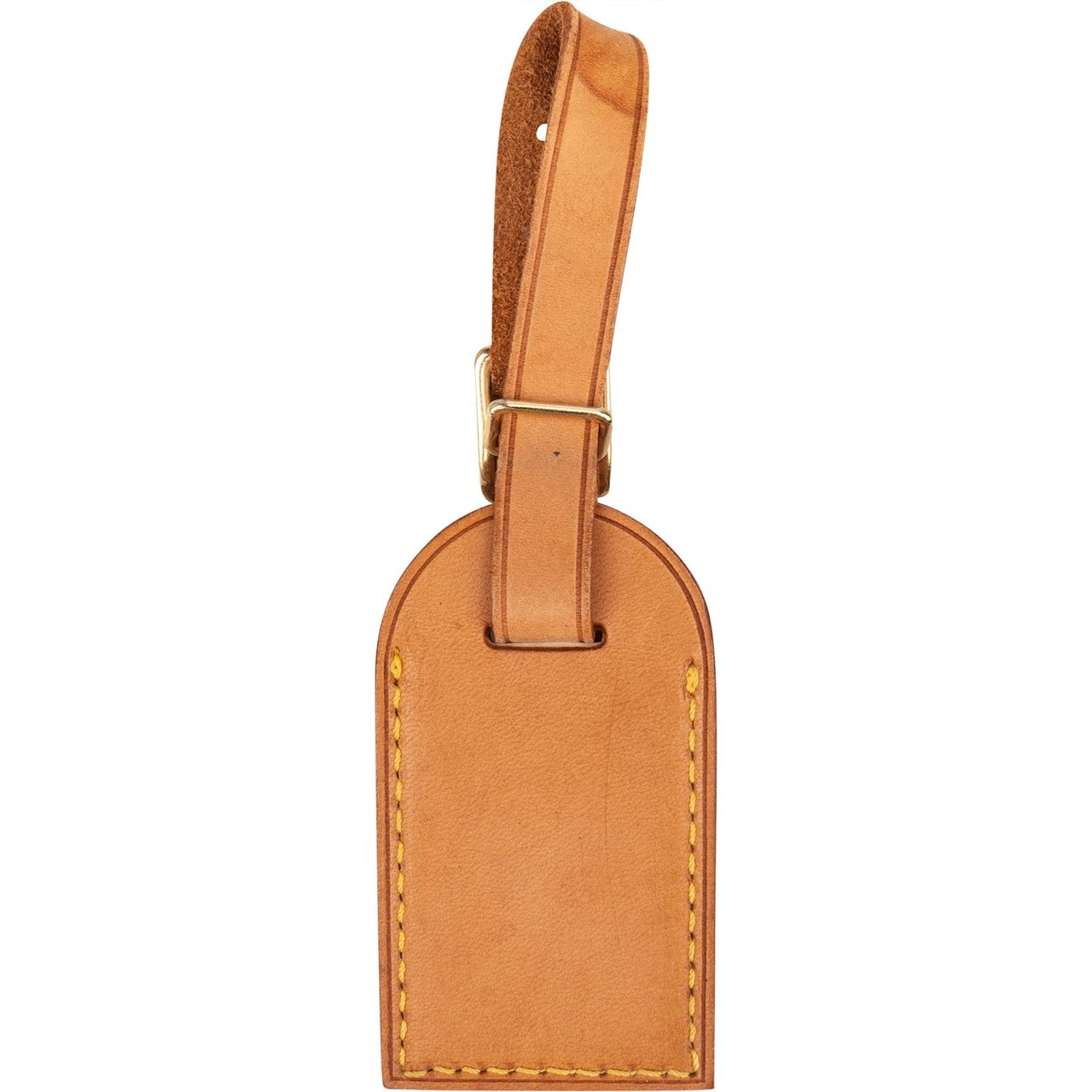 Louis Vuitton Louis Vuitton Vachetta Leather Luggage Tag Bruin