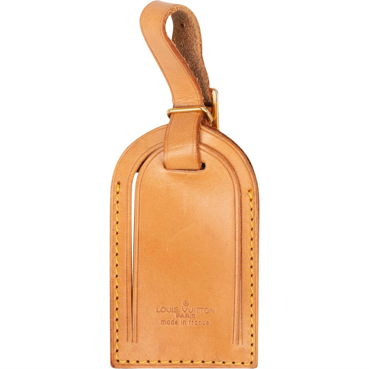 Louis Vuitton Louis Vuitton Vachetta Leather Luggage Tag Neutraal