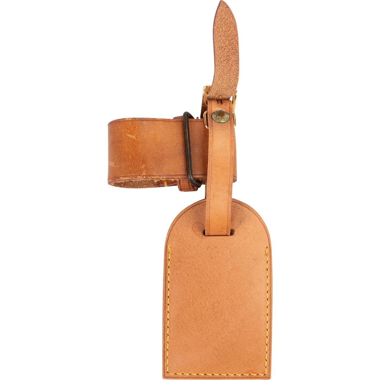 Louis Vuitton Louis Vuitton Vachetta Leather Luggage Tag Set Bruin