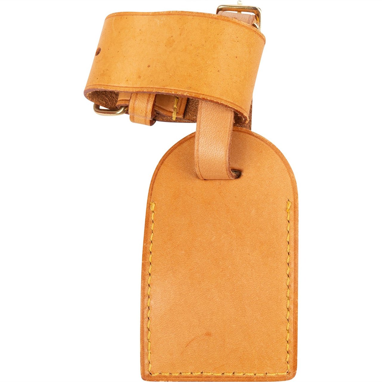 Louis Vuitton Louis Vuitton Vachetta Leather Luggage Tag Set Beige