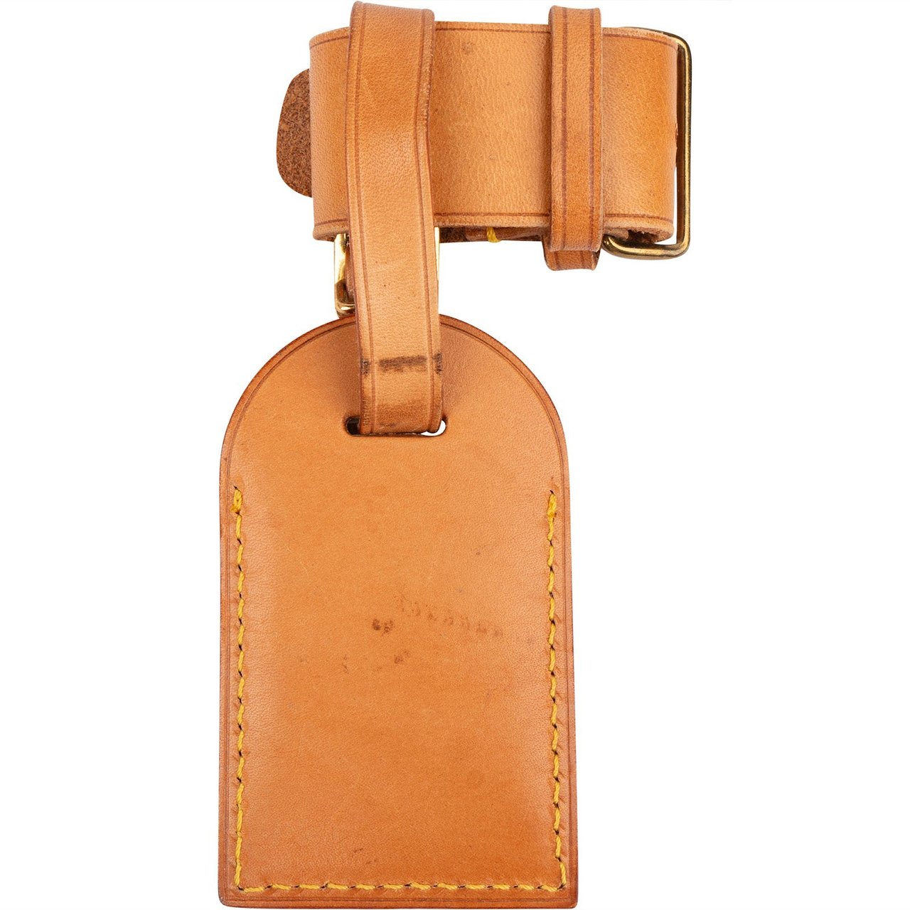 Louis Vuitton Louis Vuitton Vachetta Leather Luggage Tag Set Bruin