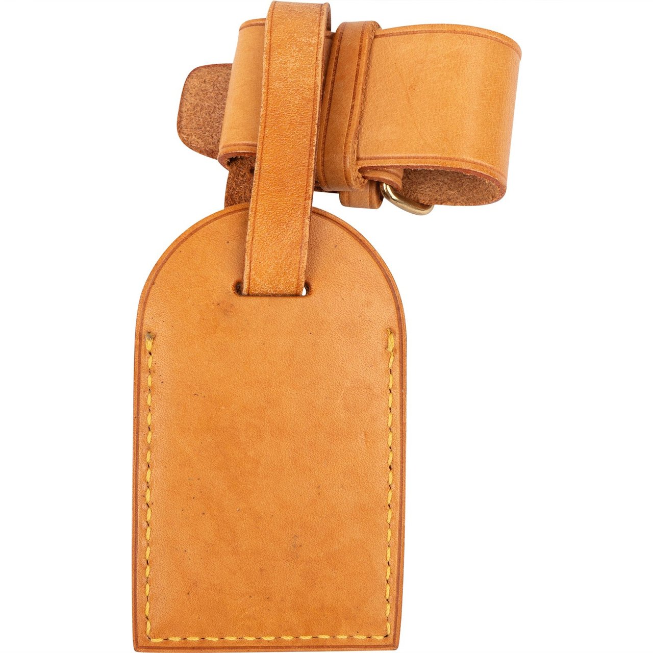 Louis Vuitton Louis Vuitton Vachetta Leather Luggage Tag Set Bruin