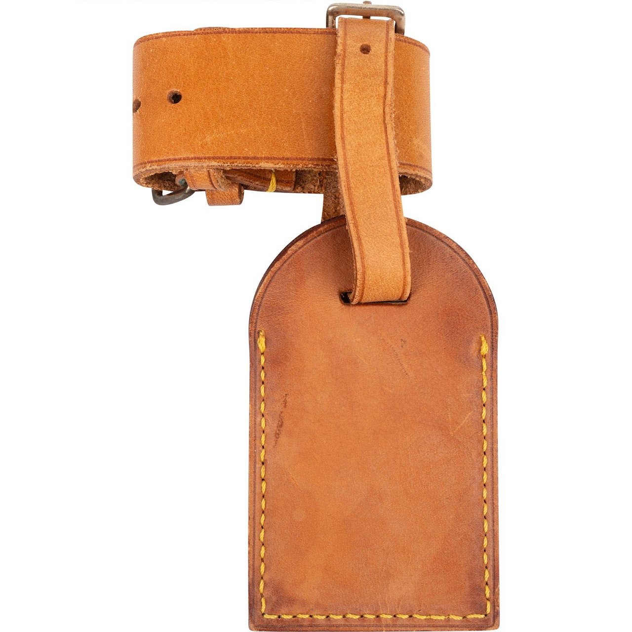 Louis Vuitton Louis Vuitton Vachetta Leather Luggage Tag Set Bruin
