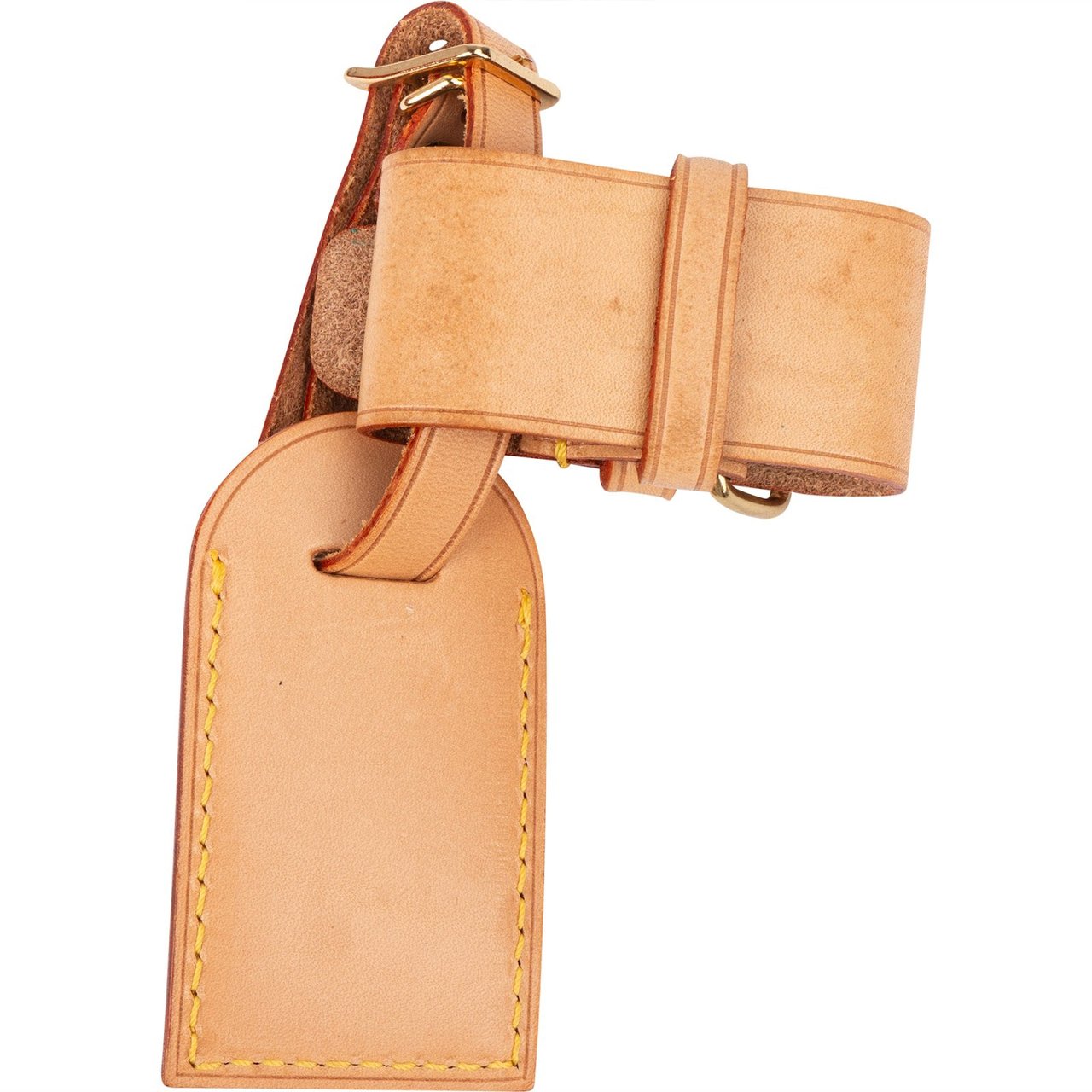 Louis Vuitton Louis Vuitton Vachetta Leather Luggage Tag Set Divers