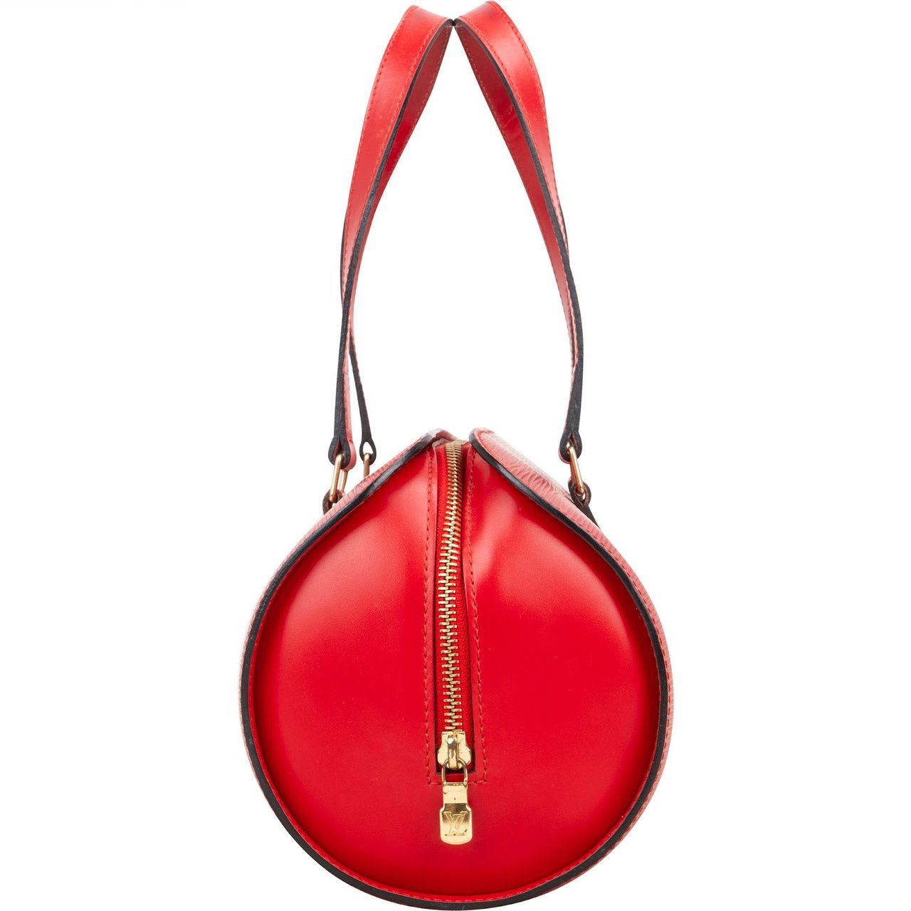 Louis Vuitton Louis Vuitton Red Epi Leather Soufflot Handbag Rood