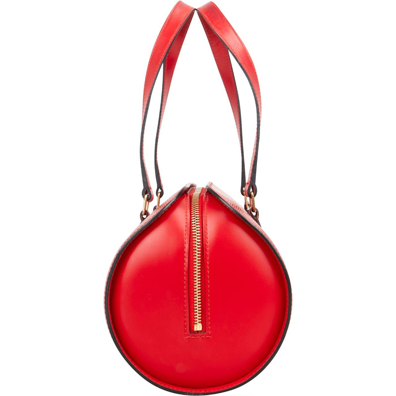Louis Vuitton Louis Vuitton Red Epi Leather Soufflot Handbag Rood