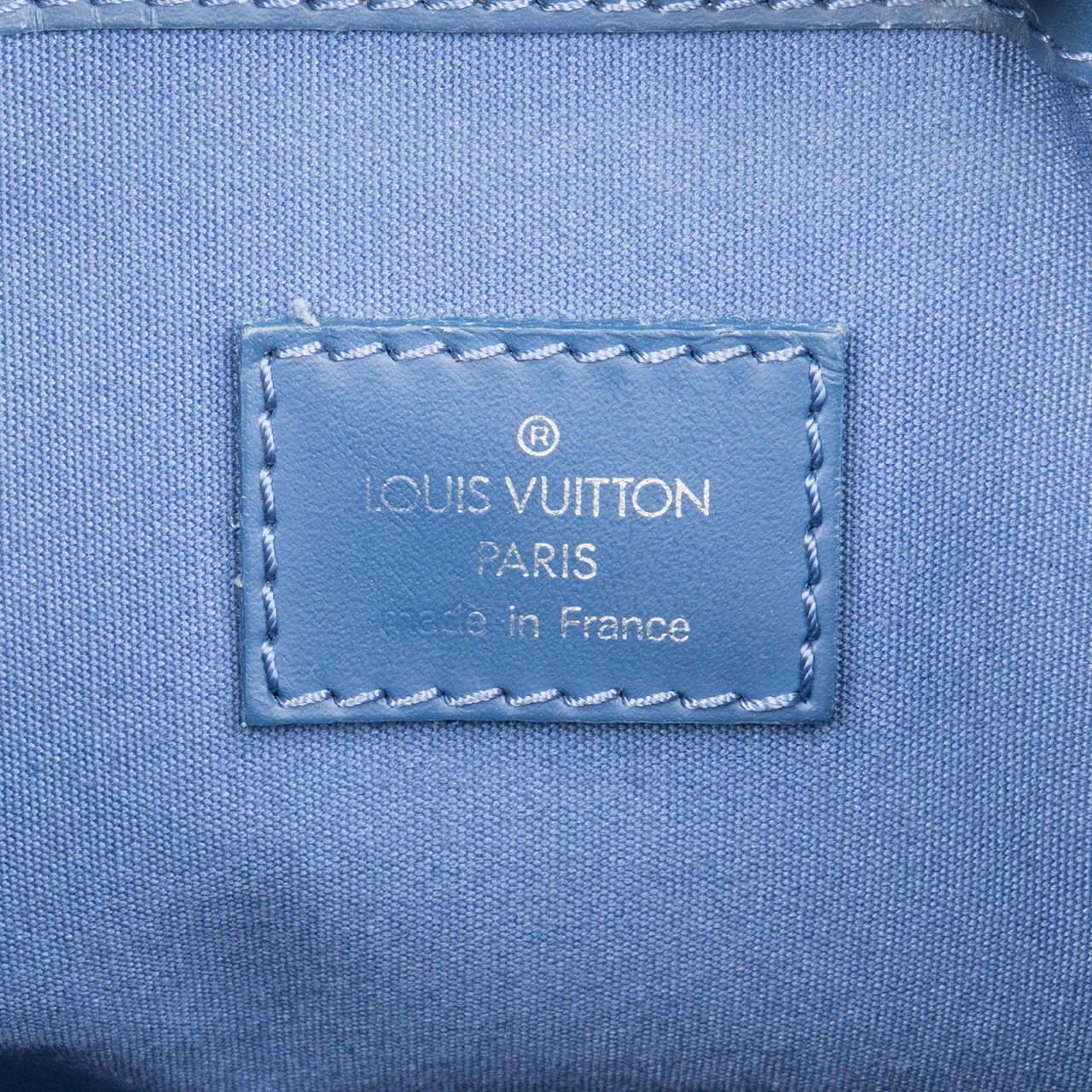Louis Vuitton Louis Vuitton Blue Epi Leather Mandara MM Shoulder Bag Blauw