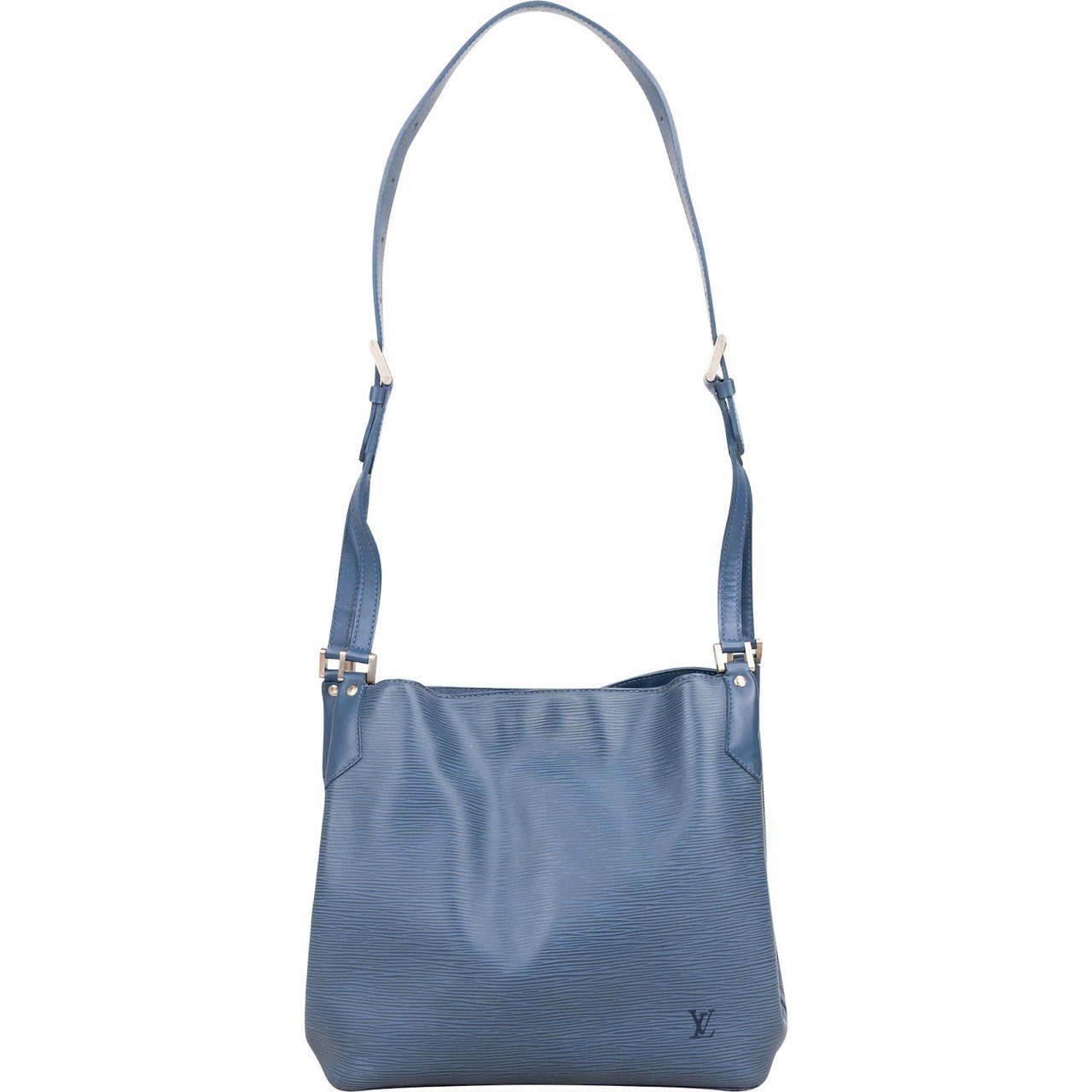 Louis Vuitton Louis Vuitton Blue Epi Leather Mandara MM Shoulder Bag Blauw