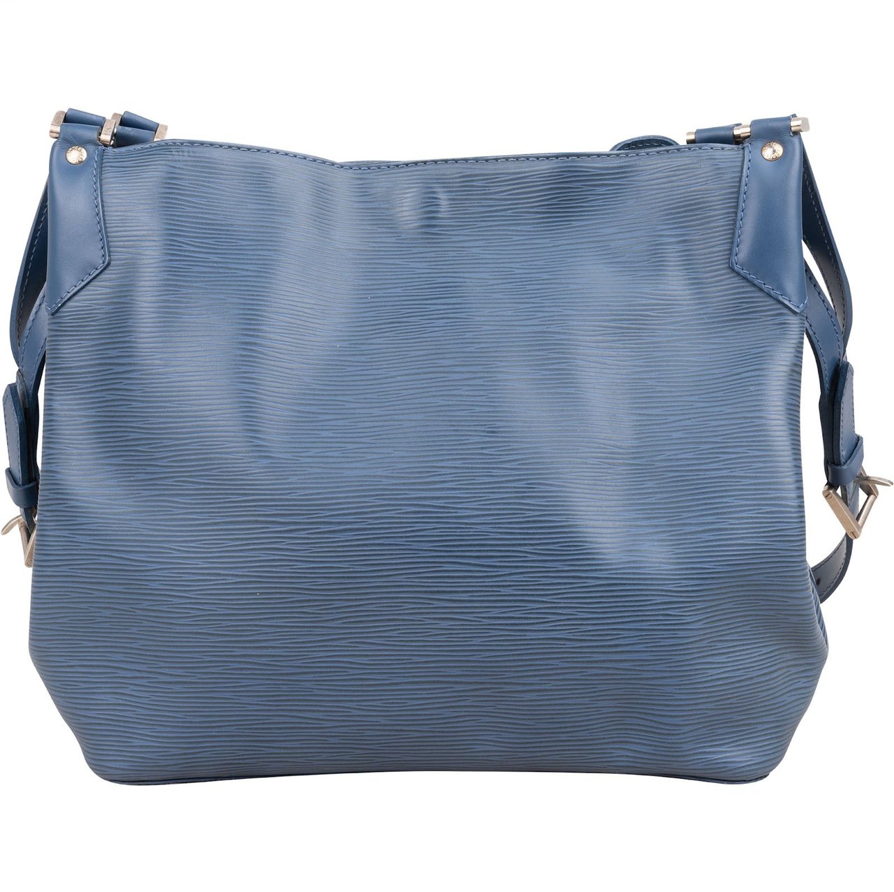 Louis Vuitton Louis Vuitton Blue Epi Leather Mandara MM Shoulder Bag Blauw