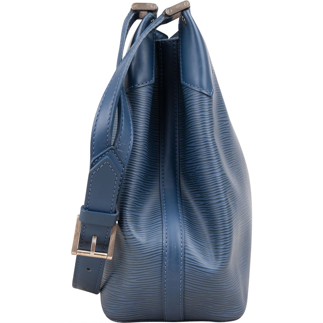 Louis Vuitton Louis Vuitton Blue Epi Leather Mandara MM Shoulder Bag Blauw