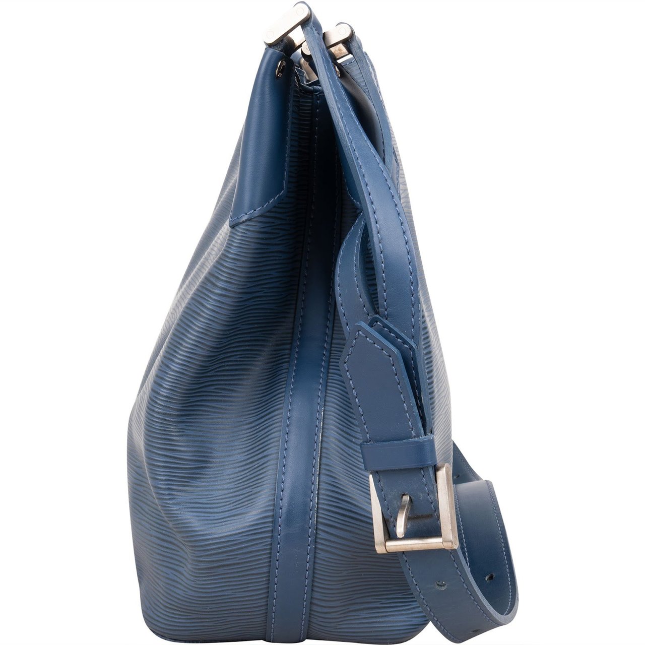 Louis Vuitton Louis Vuitton Blue Epi Leather Mandara MM Shoulder Bag Blauw