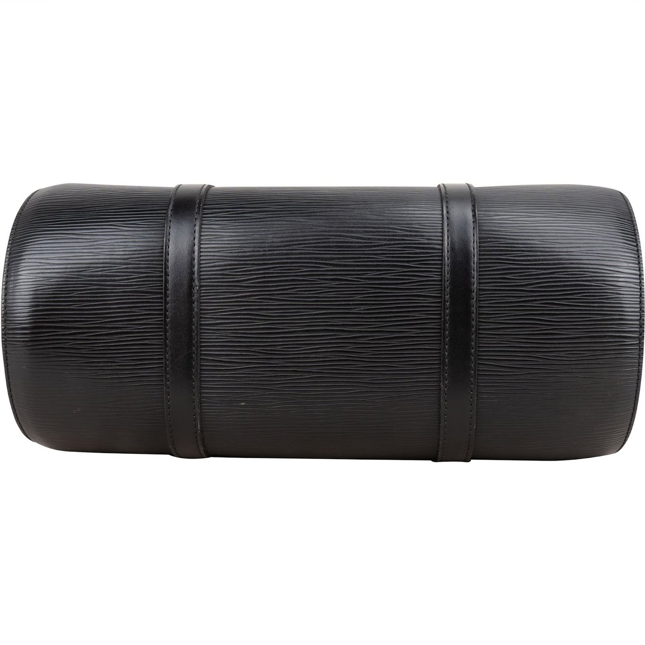 Louis Vuitton Louis Vuitton Noir Epi Leather Soufflot Handbag Zwart