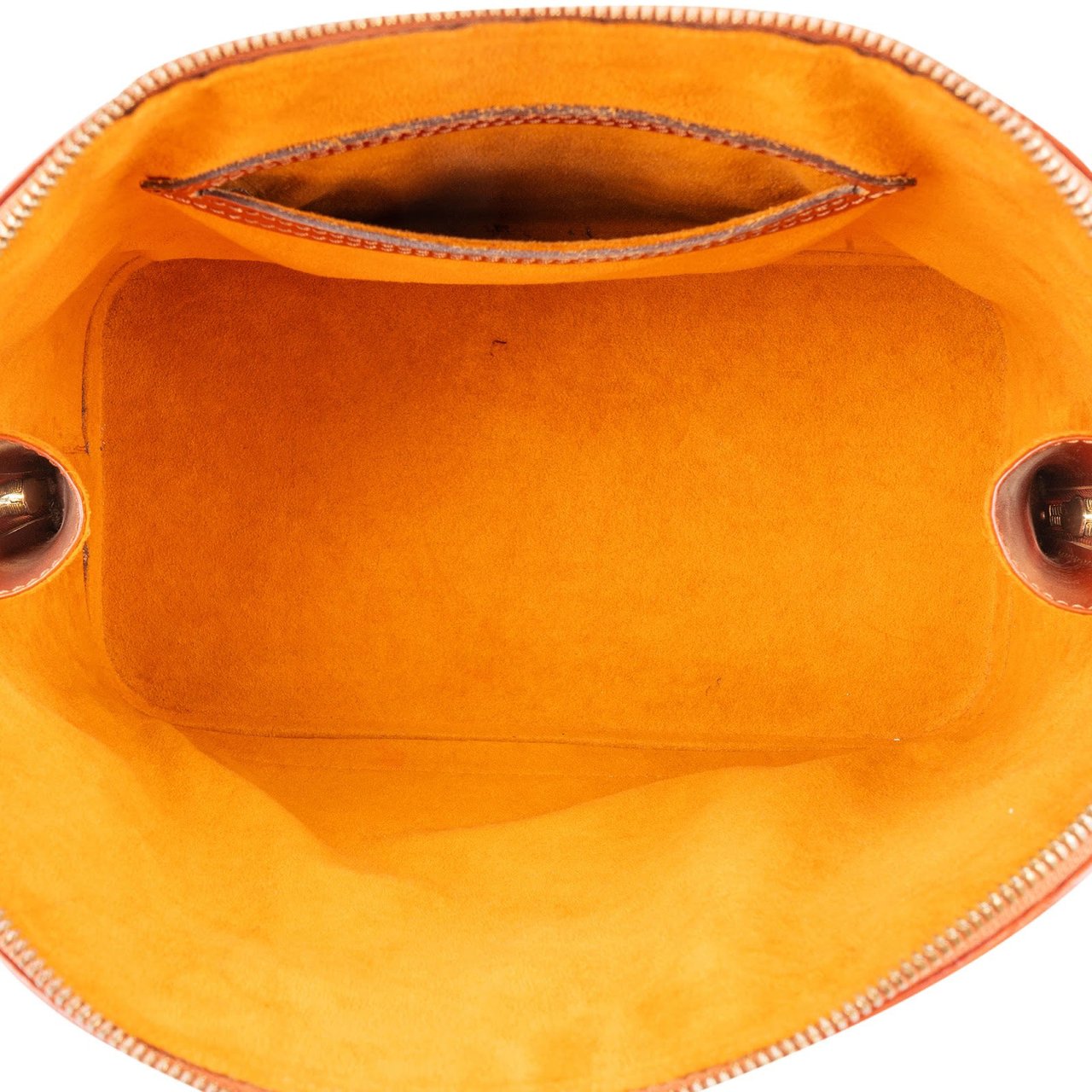 Louis Vuitton Louis Vuitton Cognac Epi Leather Alma PM Handbag Bruin