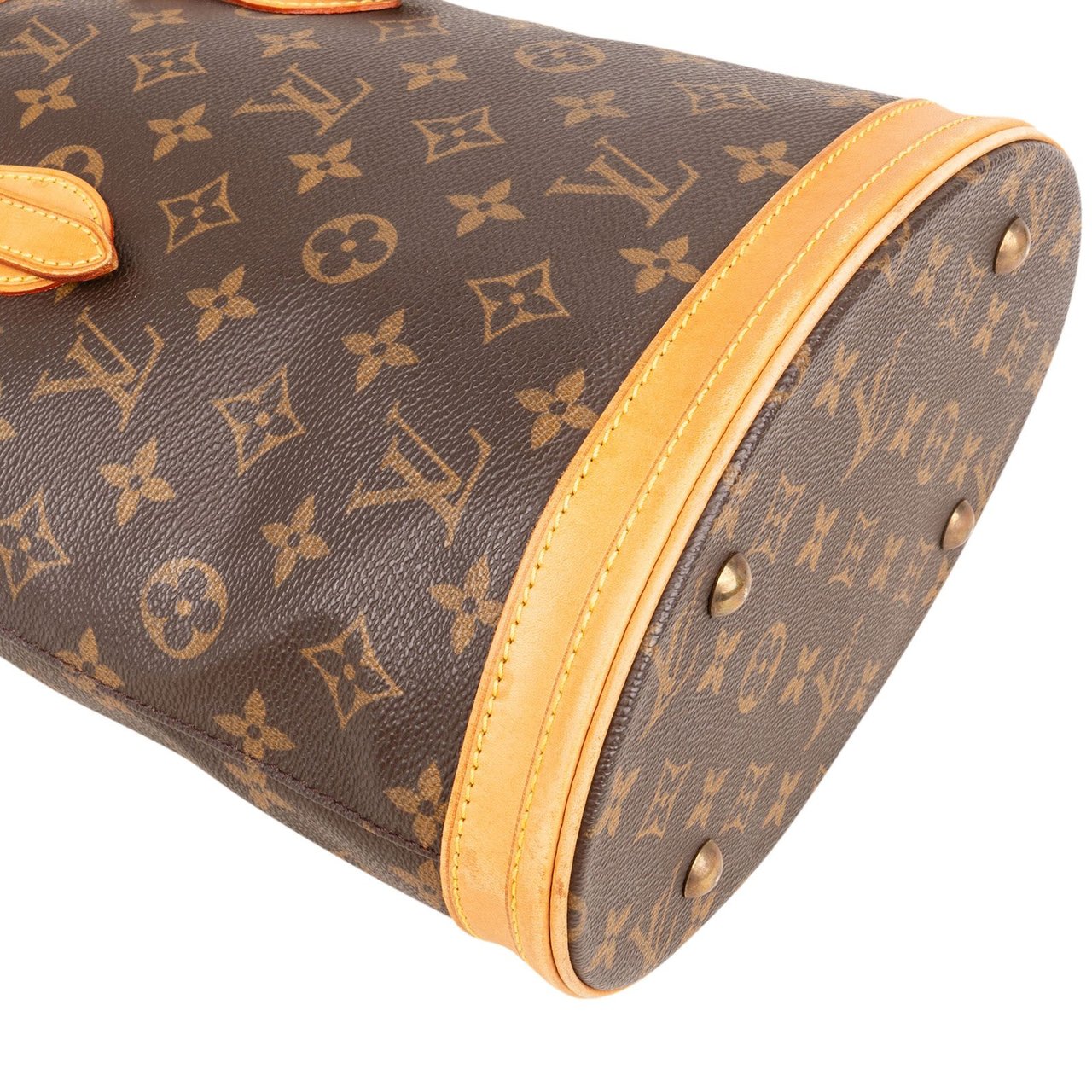 Louis Vuitton Louis Vuitton Monogram Canvas Bucket PM Shoulder Bag Bruin