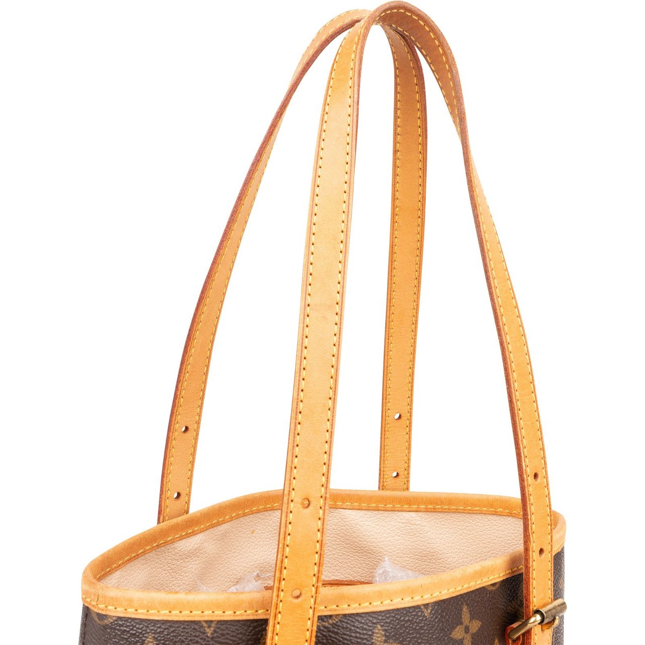 Louis Vuitton Louis Vuitton Monogram Canvas Bucket PM Shoulder Bag Bruin