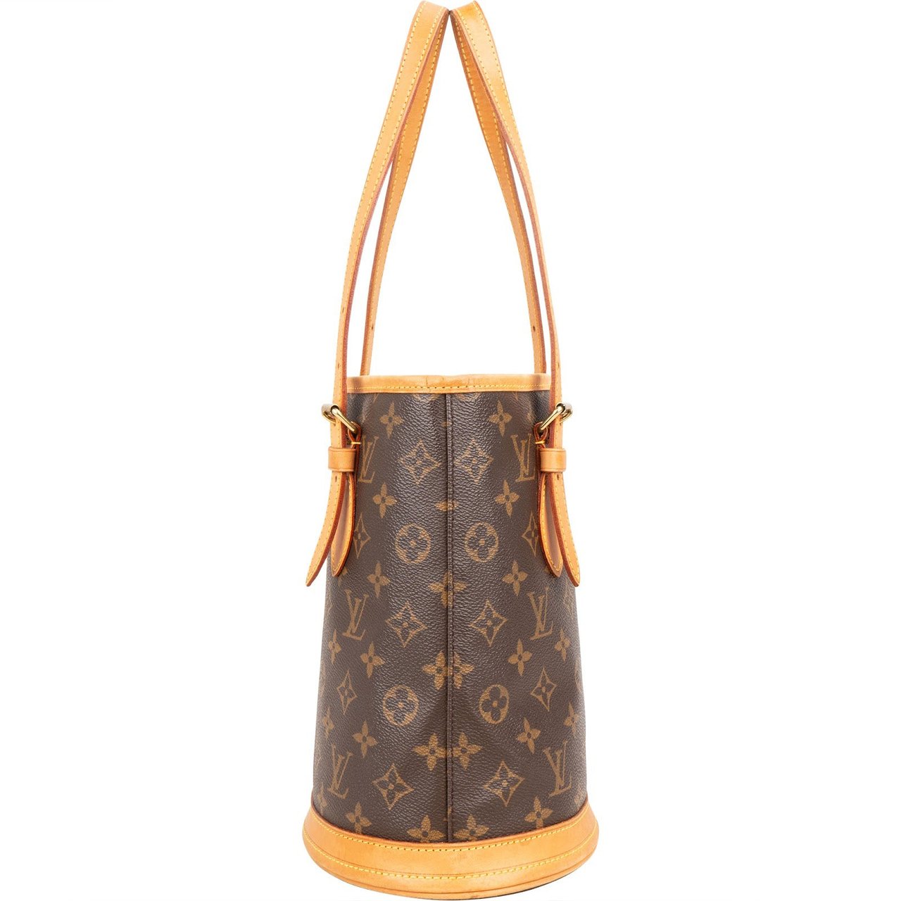 Louis Vuitton Louis Vuitton Monogram Canvas Bucket PM Shoulder Bag Bruin