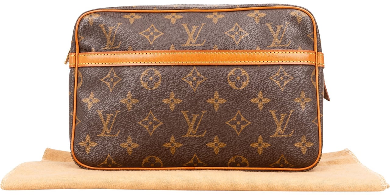 Louis Vuitton Louis Vuitton Monogram Canvas Compiegne 23 Clutch Bruin