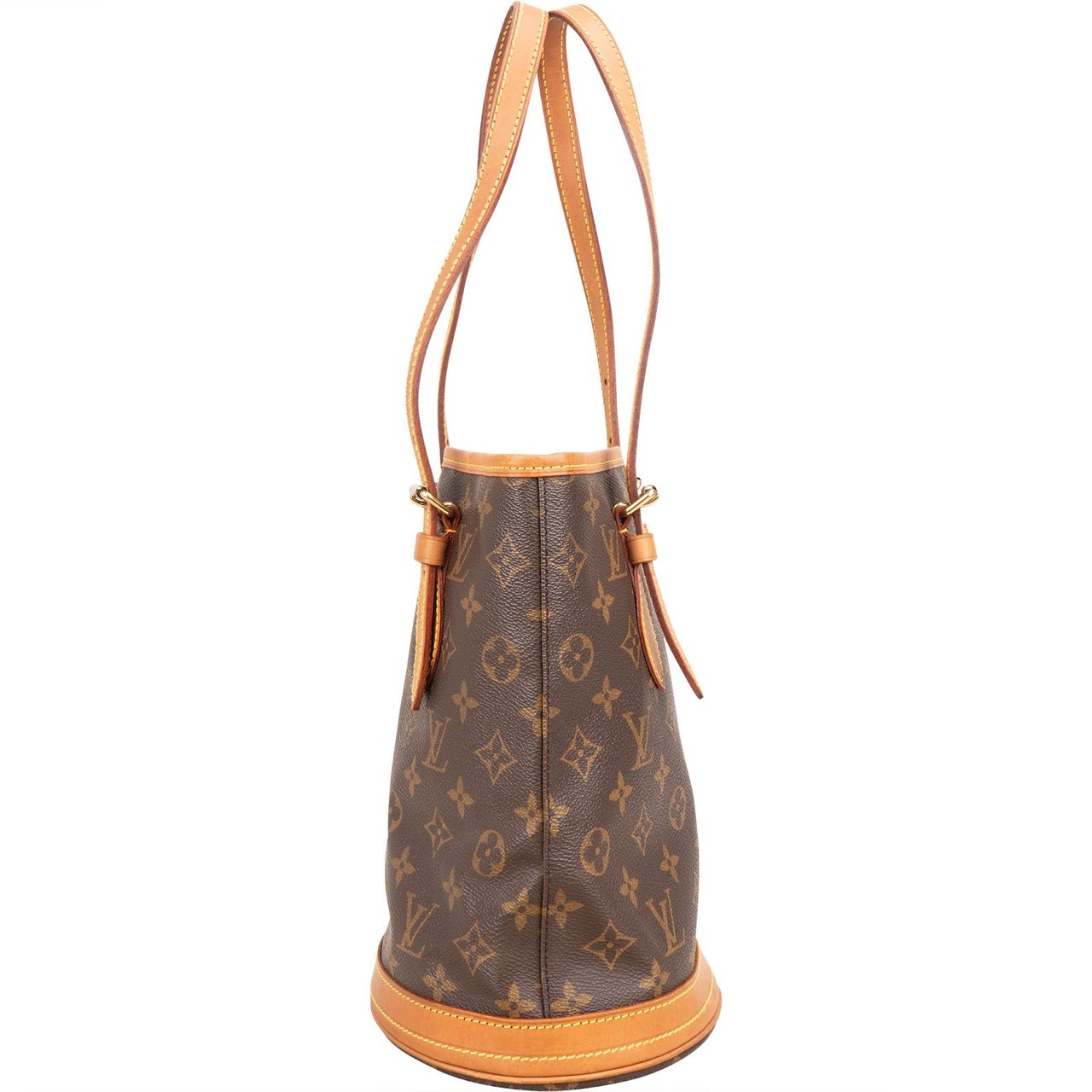 Louis Vuitton Louis Vuitton Monogram Canvas Bucket PM Shoulder Bag Bruin