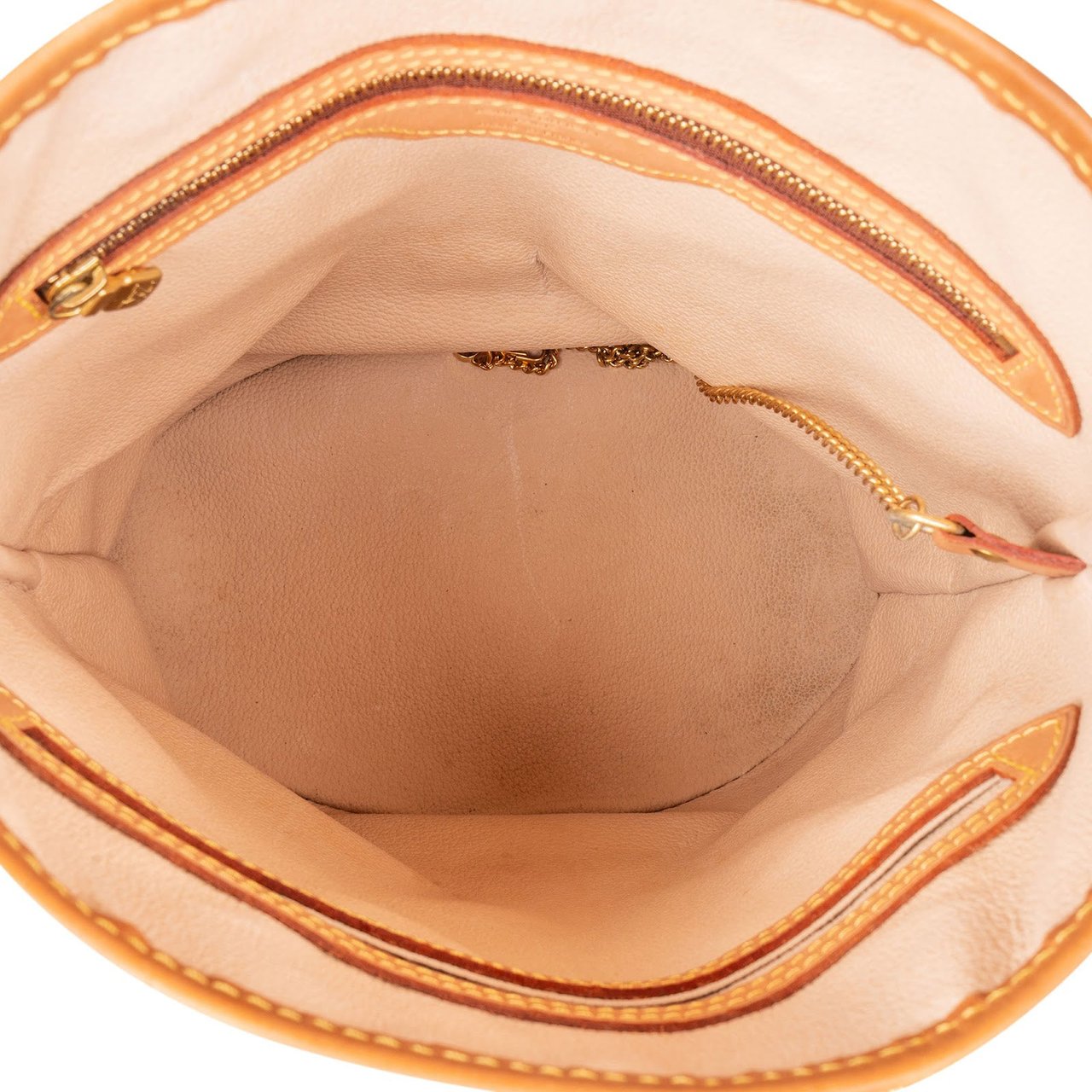 Louis Vuitton Louis Vuitton Monogram Canvas Bucket PM Shoulder Bag Bruin