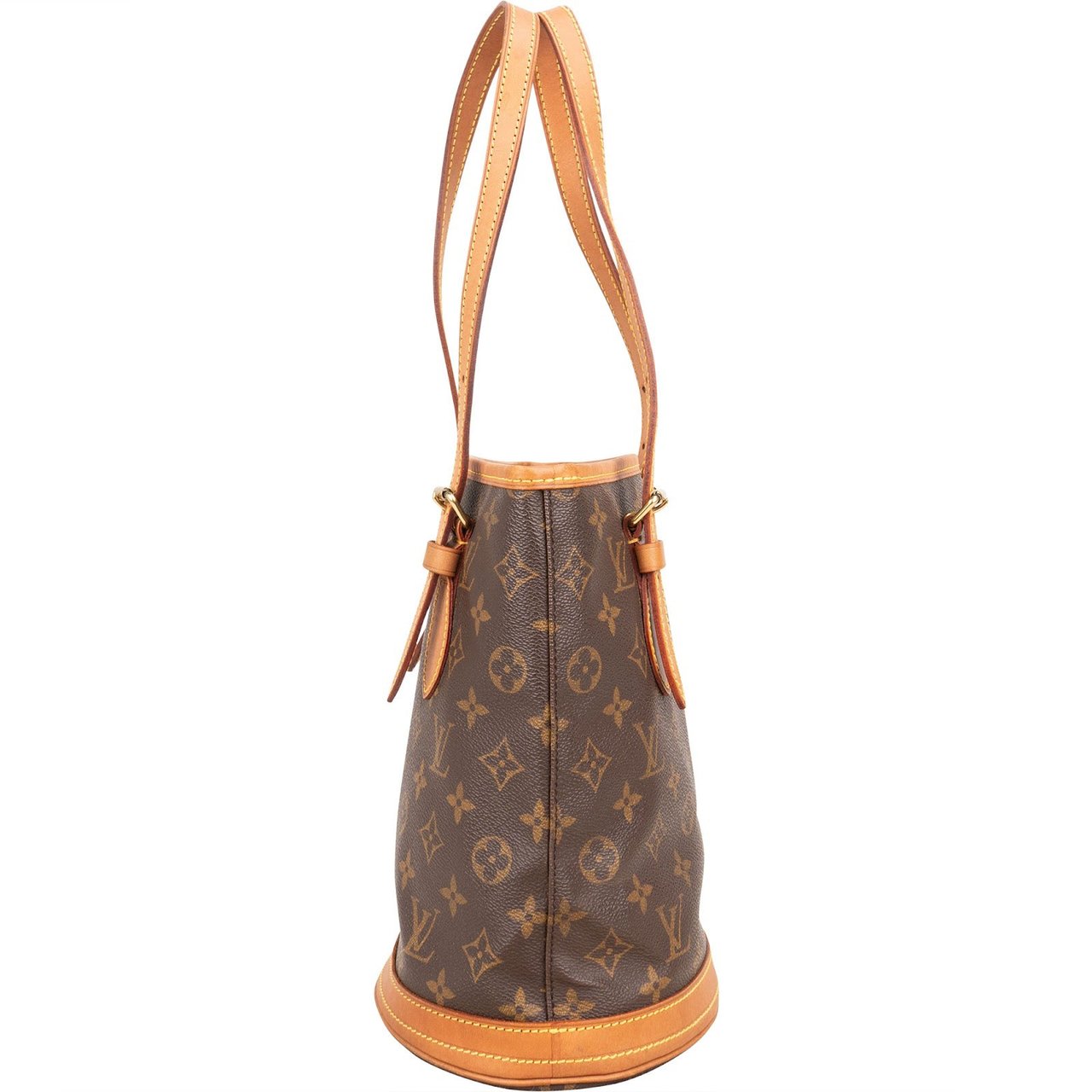 Louis Vuitton Louis Vuitton Monogram Canvas Bucket PM Shoulder Bag Bruin