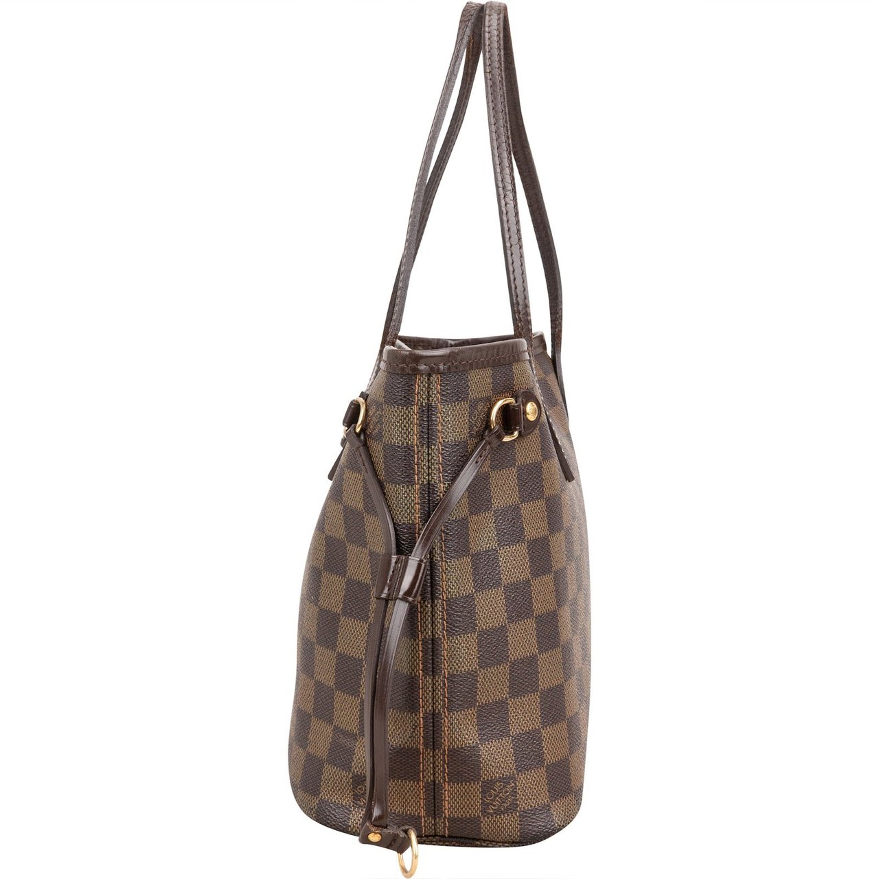 Louis Vuitton Louis Vuitton Monogram Damier Ebene Canvas Neverfull PM Shoulder Bag Bruin