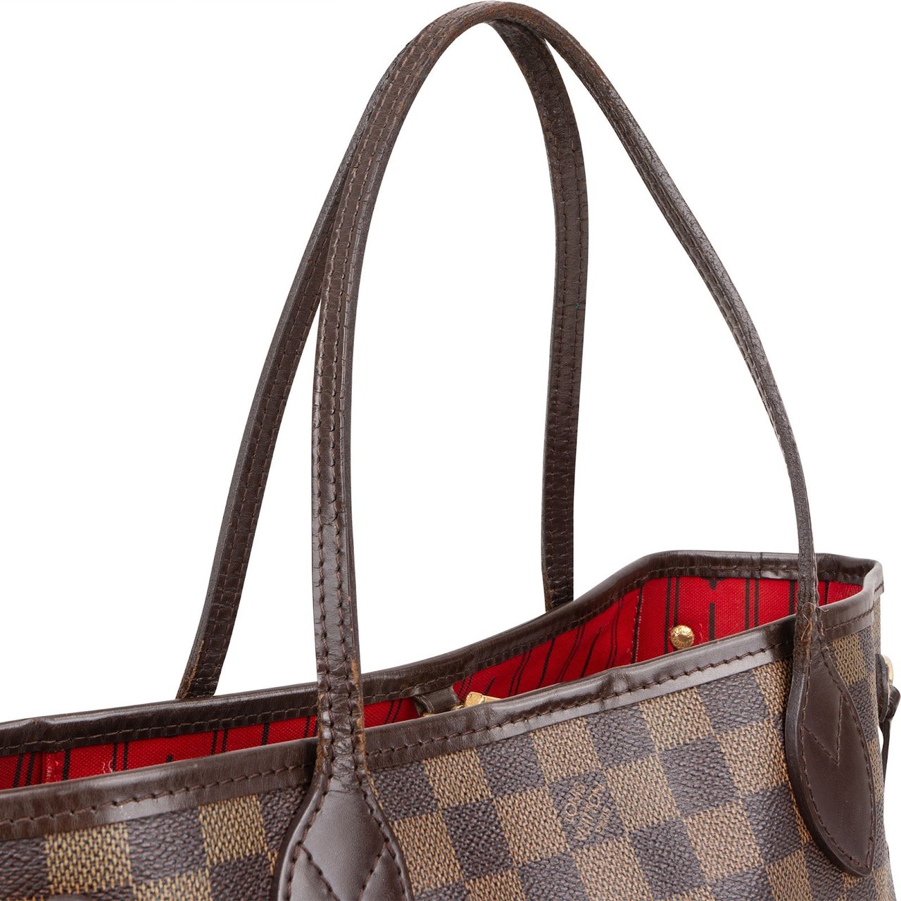 Louis Vuitton Louis Vuitton Monogram Damier Ebene Canvas Neverfull PM Shoulder Bag Bruin