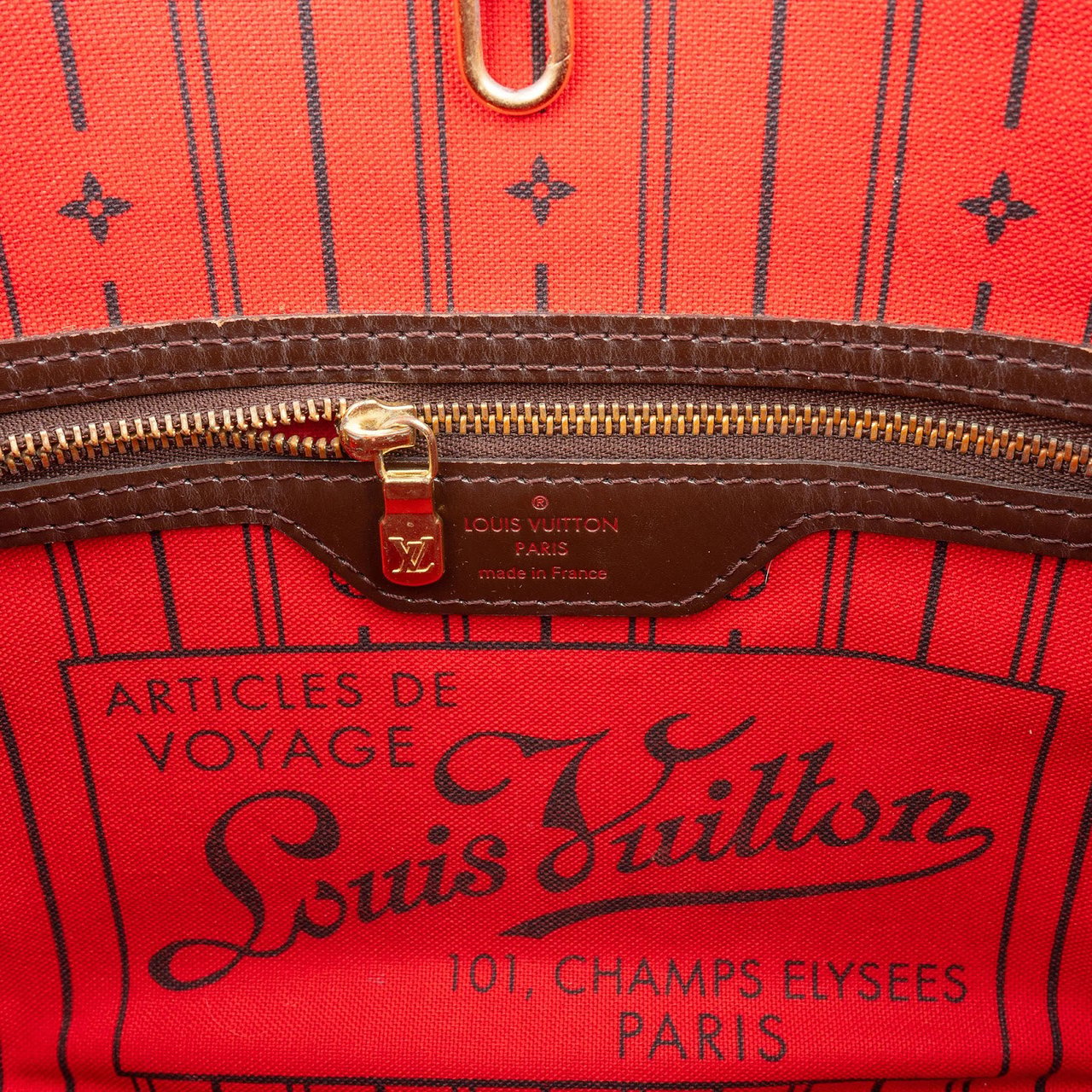 Louis Vuitton Louis Vuitton Monogram Damier Ebene Canvas Neverfull PM Shoulder Bag Bruin