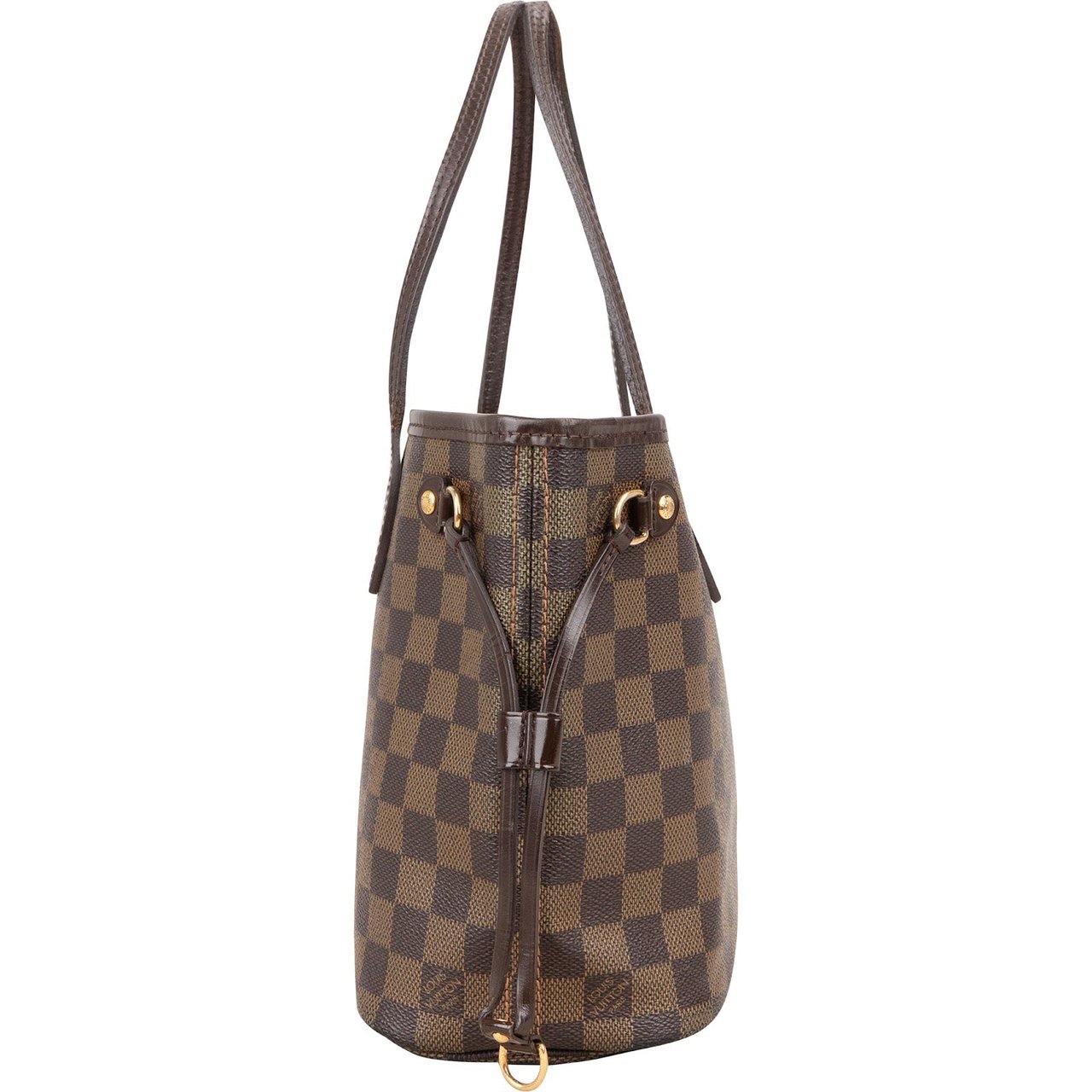 Louis Vuitton Louis Vuitton Monogram Damier Ebene Canvas Neverfull PM Shoulder Bag Bruin
