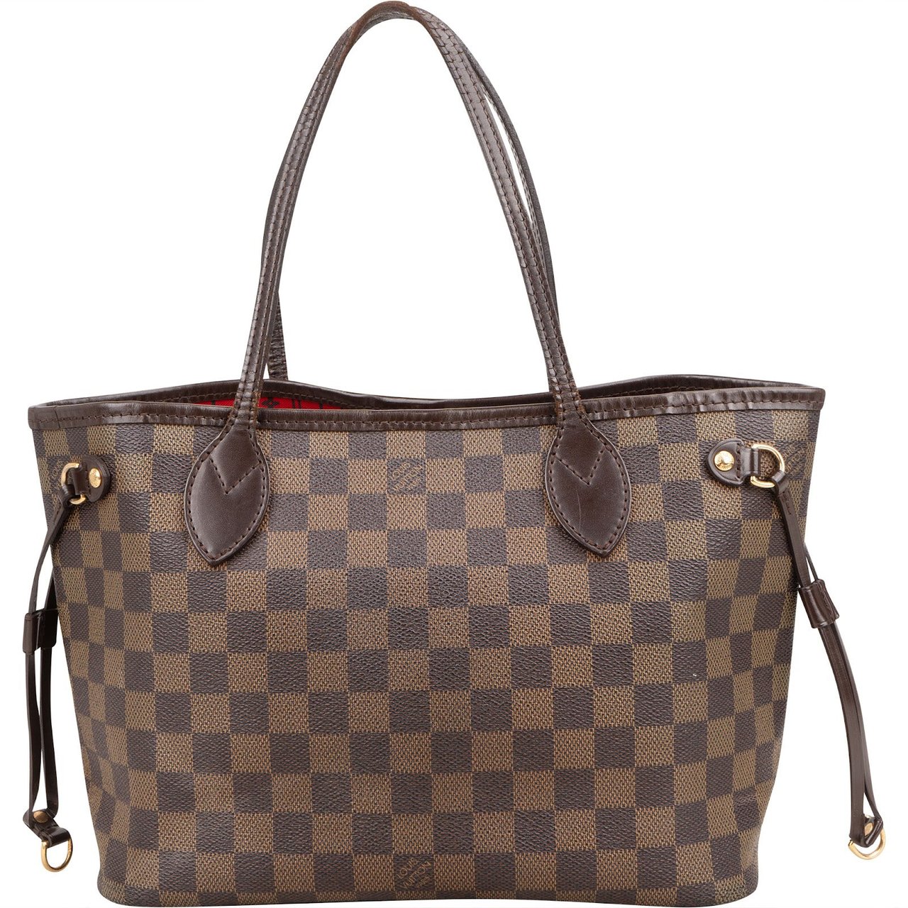 Louis Vuitton Louis Vuitton Monogram Damier Ebene Canvas Neverfull PM Shoulder Bag Bruin