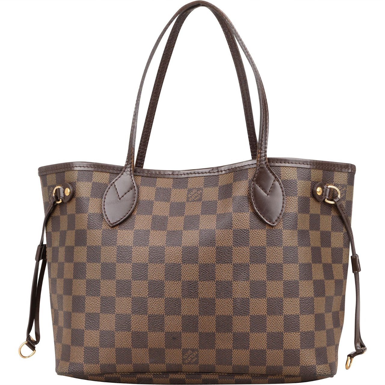 Louis Vuitton Louis Vuitton Monogram Damier Ebene Canvas Neverfull PM Shoulder Bag Bruin