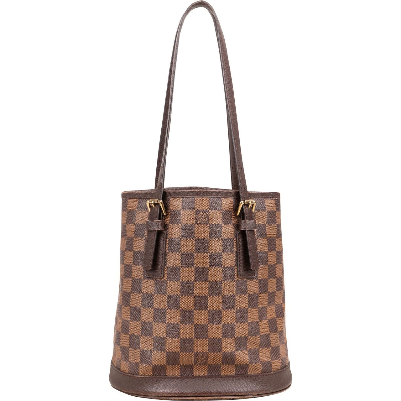 Louis Vuitton Louis Vuitton Monogram Damier Ebene Bucket PM Shoulder Bag Bruin