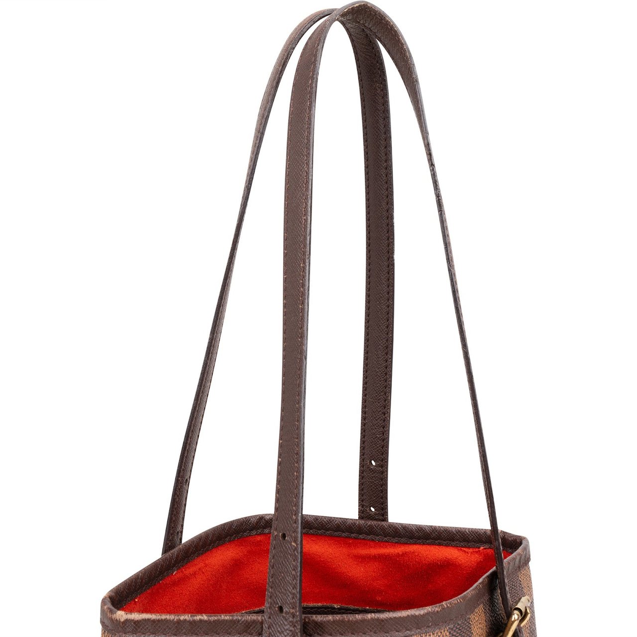Louis Vuitton Monogram Damier Ebene Bucket PM Shoulder Bag Bruin