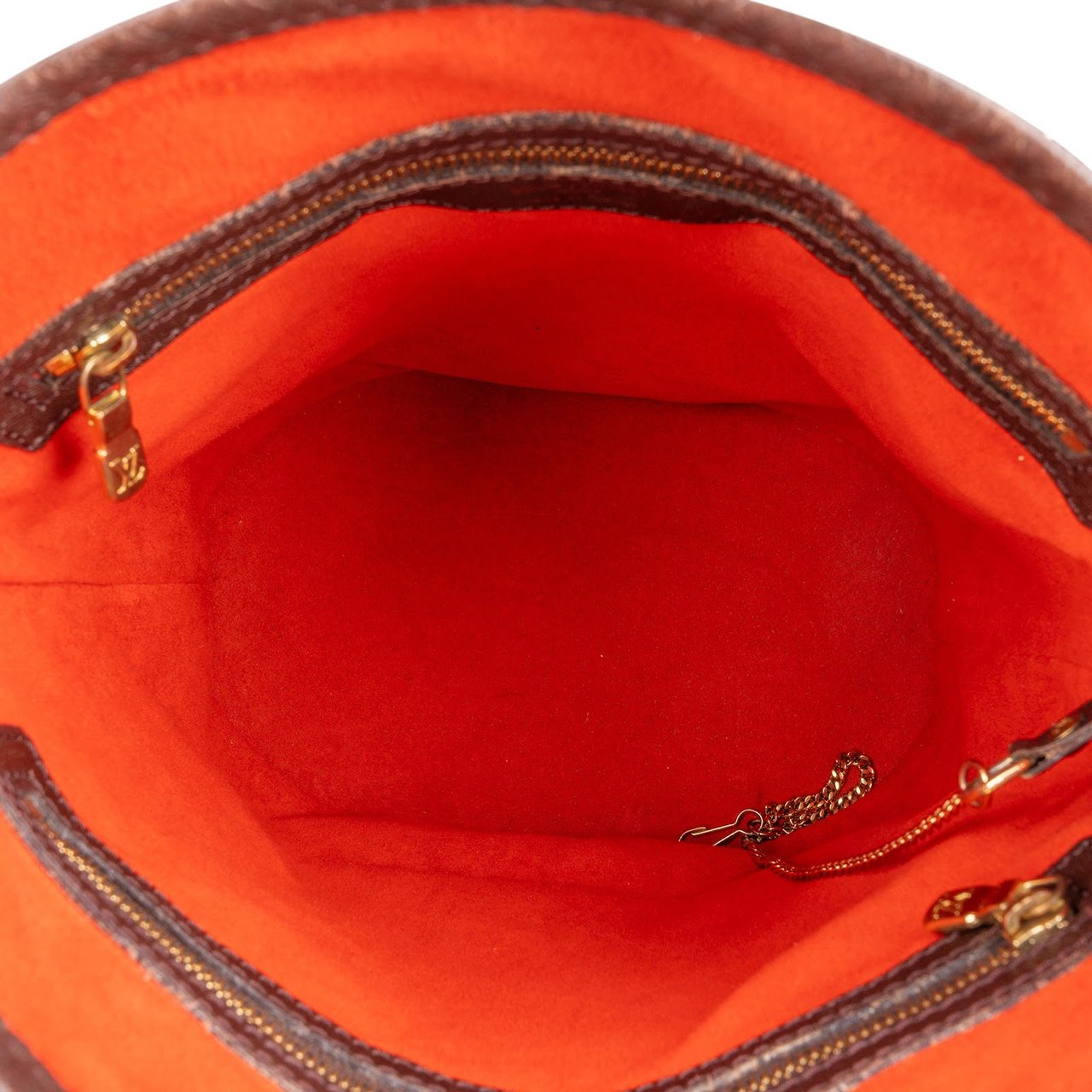 Louis Vuitton Monogram Damier Ebene Bucket PM Shoulder Bag Bruin