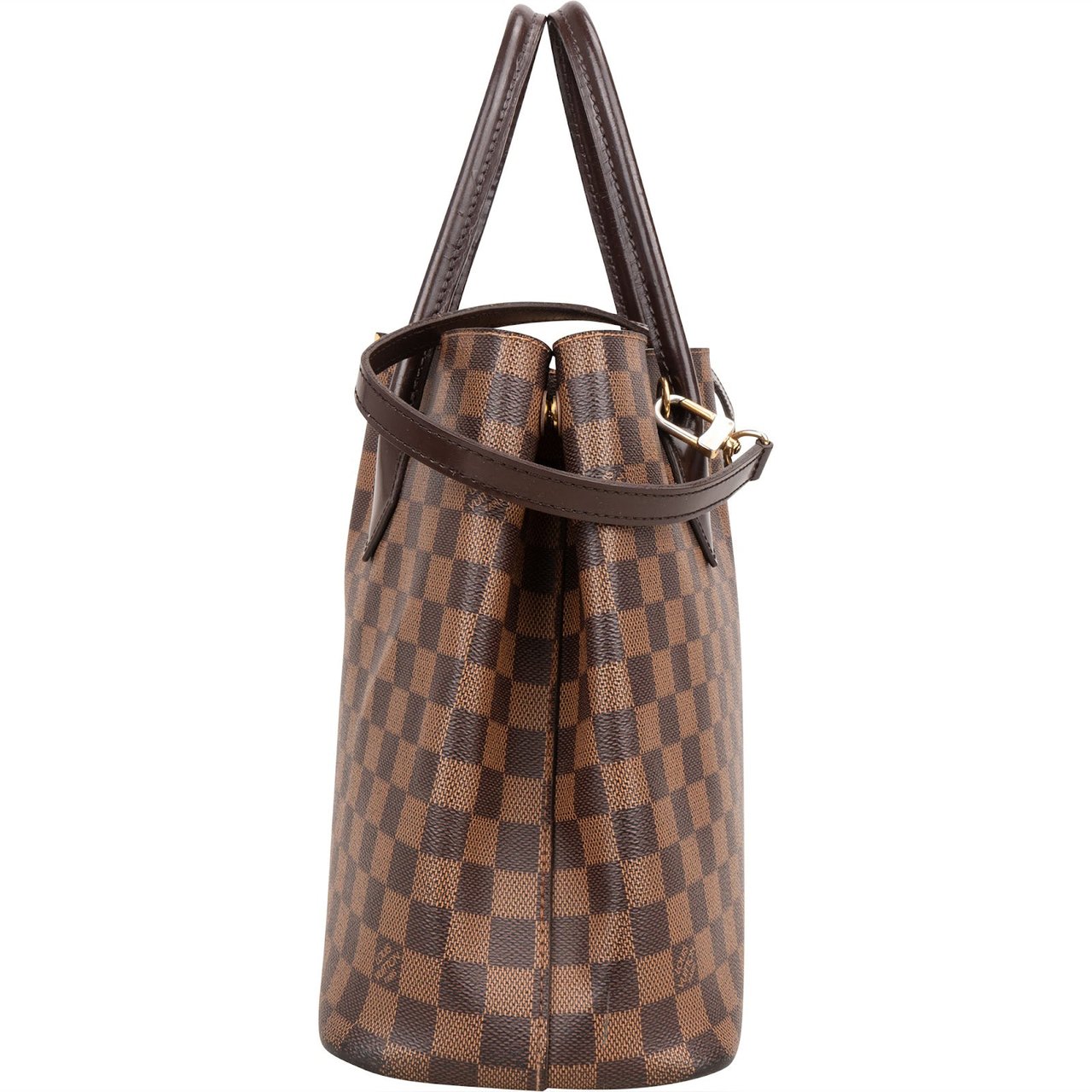 Louis Vuitton Louis Vuitton Monogram Damier Ebene Canvas Kensington Handbag Bruin