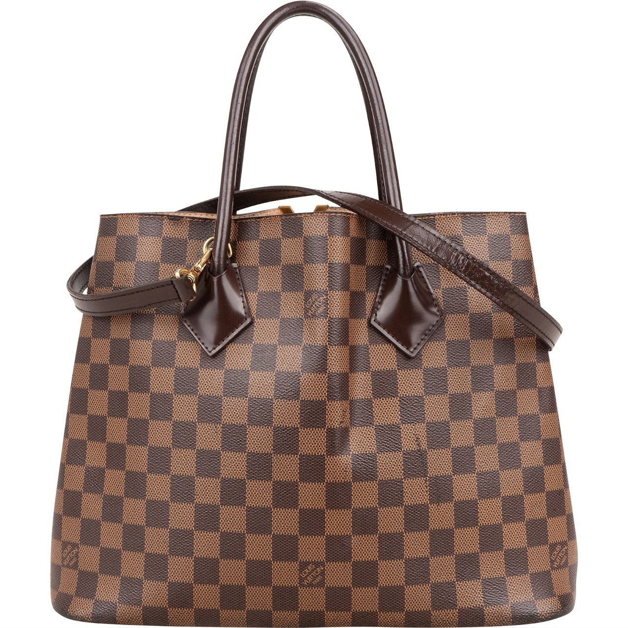 Louis Vuitton Louis Vuitton Monogram Damier Ebene Canvas Kensington Handbag Bruin