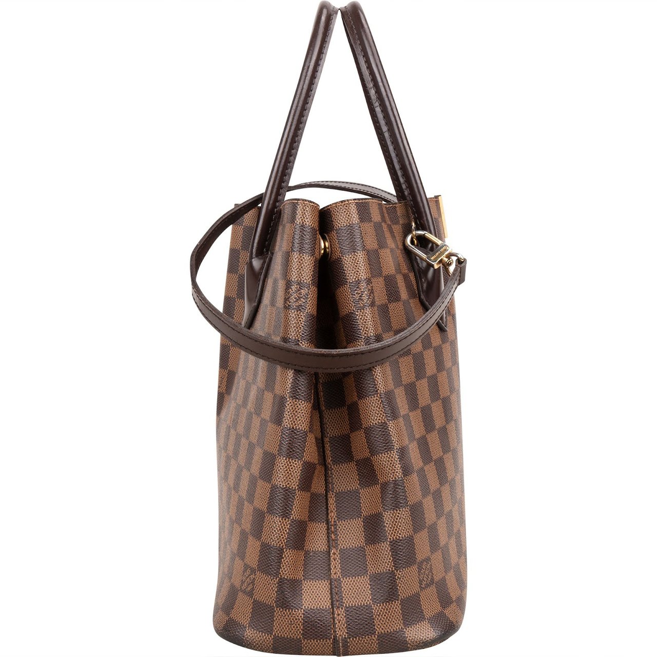 Louis Vuitton Monogram Damier Ebene Canvas Kensington Handbag Bruin