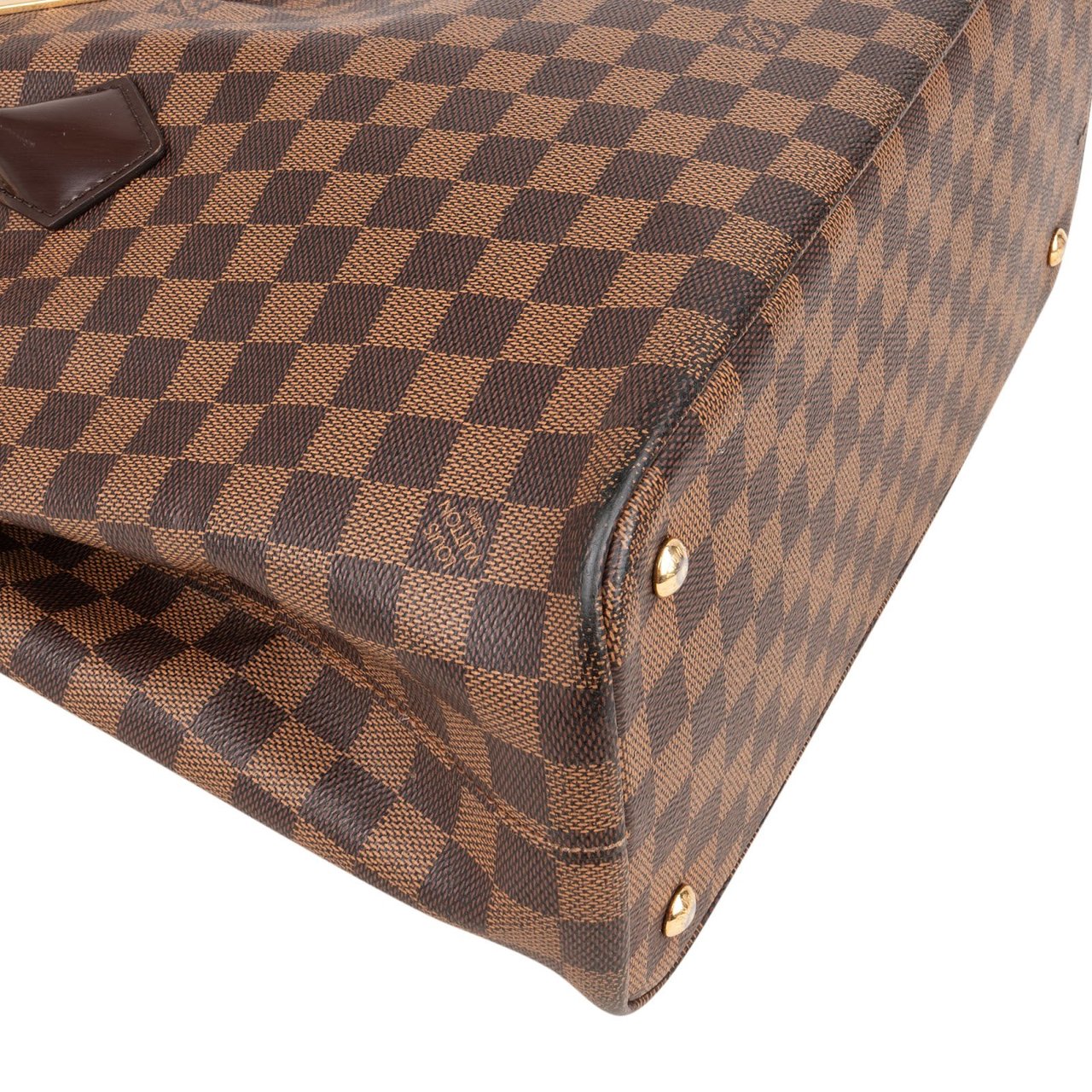 Louis Vuitton Monogram Damier Ebene Canvas Kensington Handbag Bruin