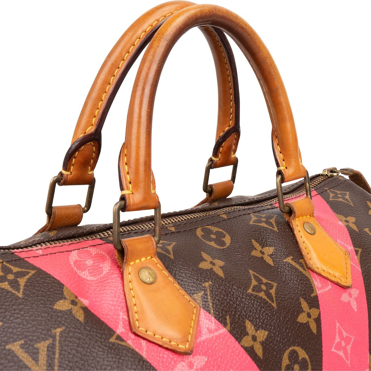 Louis Vuitton Louis Vuitton Monogram Canvas Limited V Speedy 30 Handbag Bruin