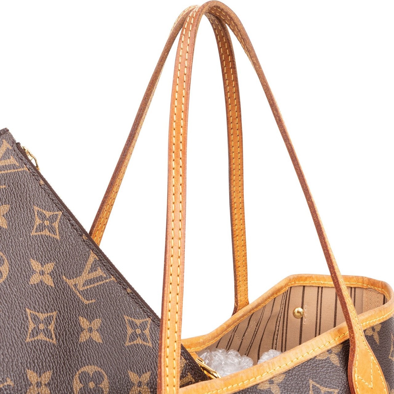 Louis Vuitton Louis Vuitton Monogram Canvas Neverfull PM Shoulder Bag Bruin