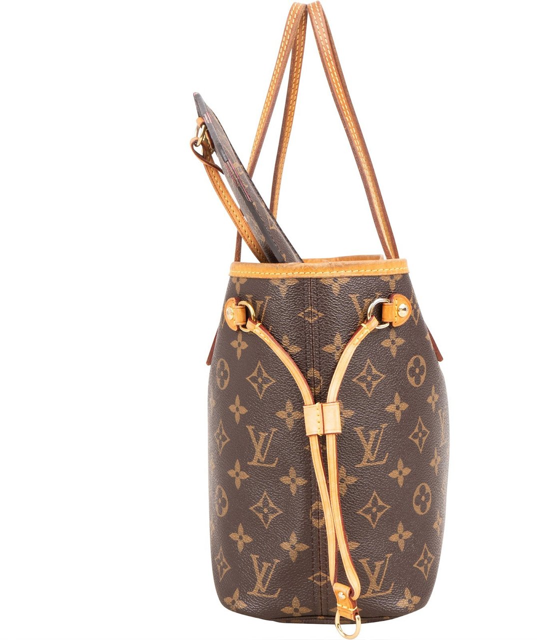 Louis Vuitton Louis Vuitton Monogram Canvas Neverfull PM Shoulder Bag Bruin