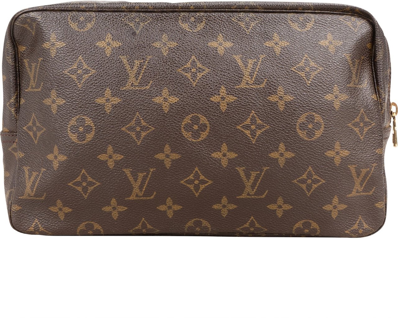 Louis Vuitton Louis Vuitton Monogram Canvas Trousse Toilette 28 Clutch Bruin