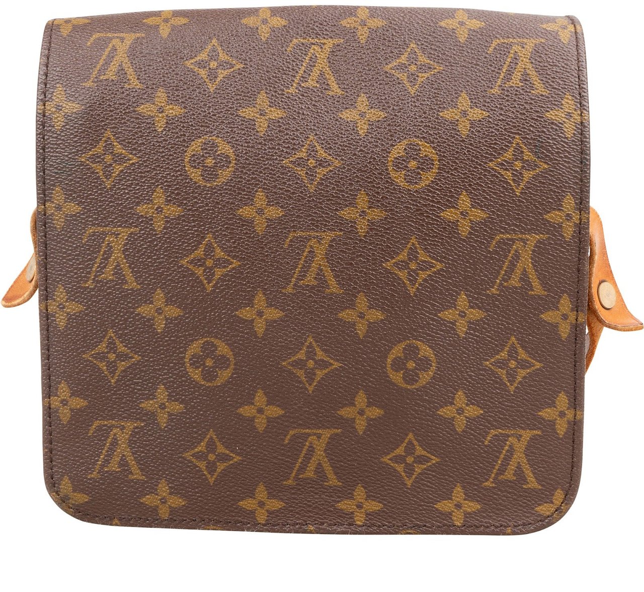 Louis Vuitton Louis Vuitton Monogram Canvas Cartouchiere MM Crossbody Bag Bruin