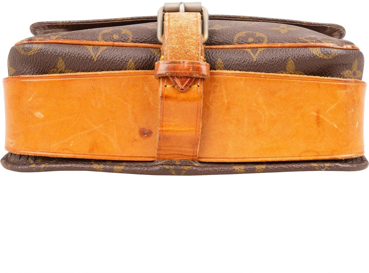 Louis Vuitton Louis Vuitton Monogram Canvas Cartouchiere MM Crossbody Bag Bruin