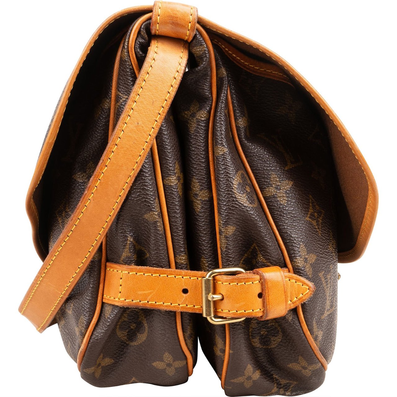 Louis Vuitton Louis Vuitton Monogram Canvas Saumur 30 Crossbody Bag Bruin