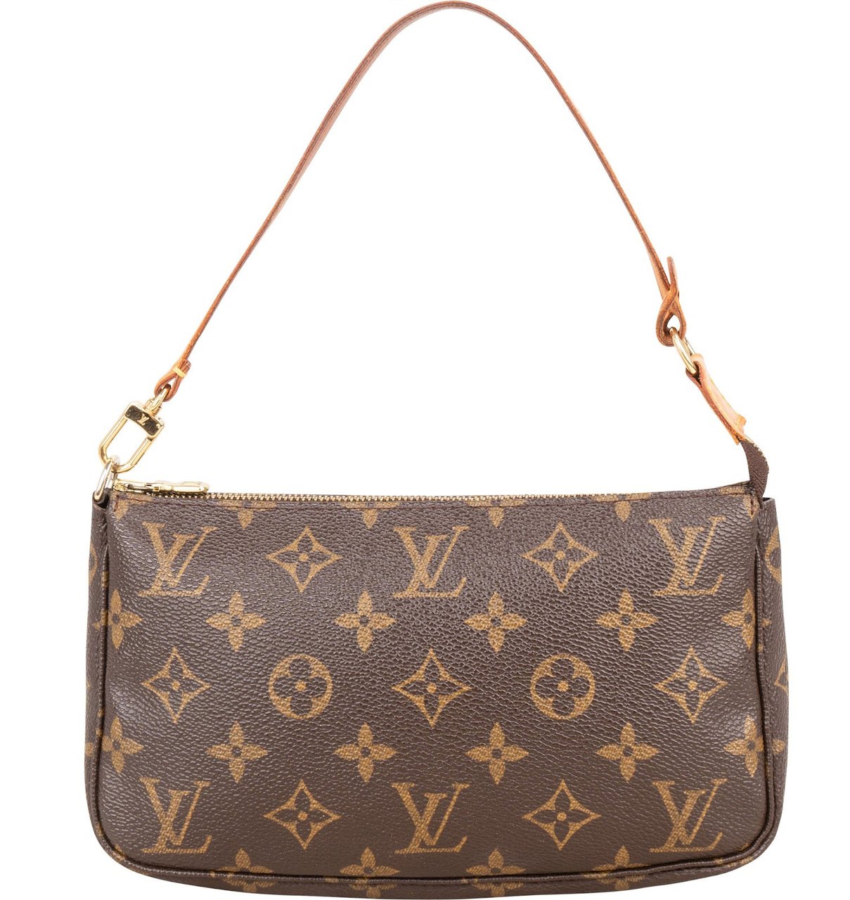 Louis Vuitton Louis Vuitton Monogram Canvas Pochette Accessoires Handbag Bruin