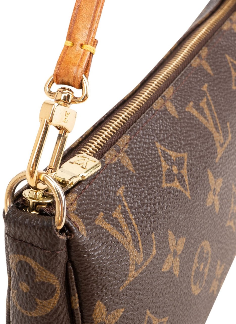 Louis Vuitton Louis Vuitton Monogram Canvas Pochette Accessoires Handbag Bruin
