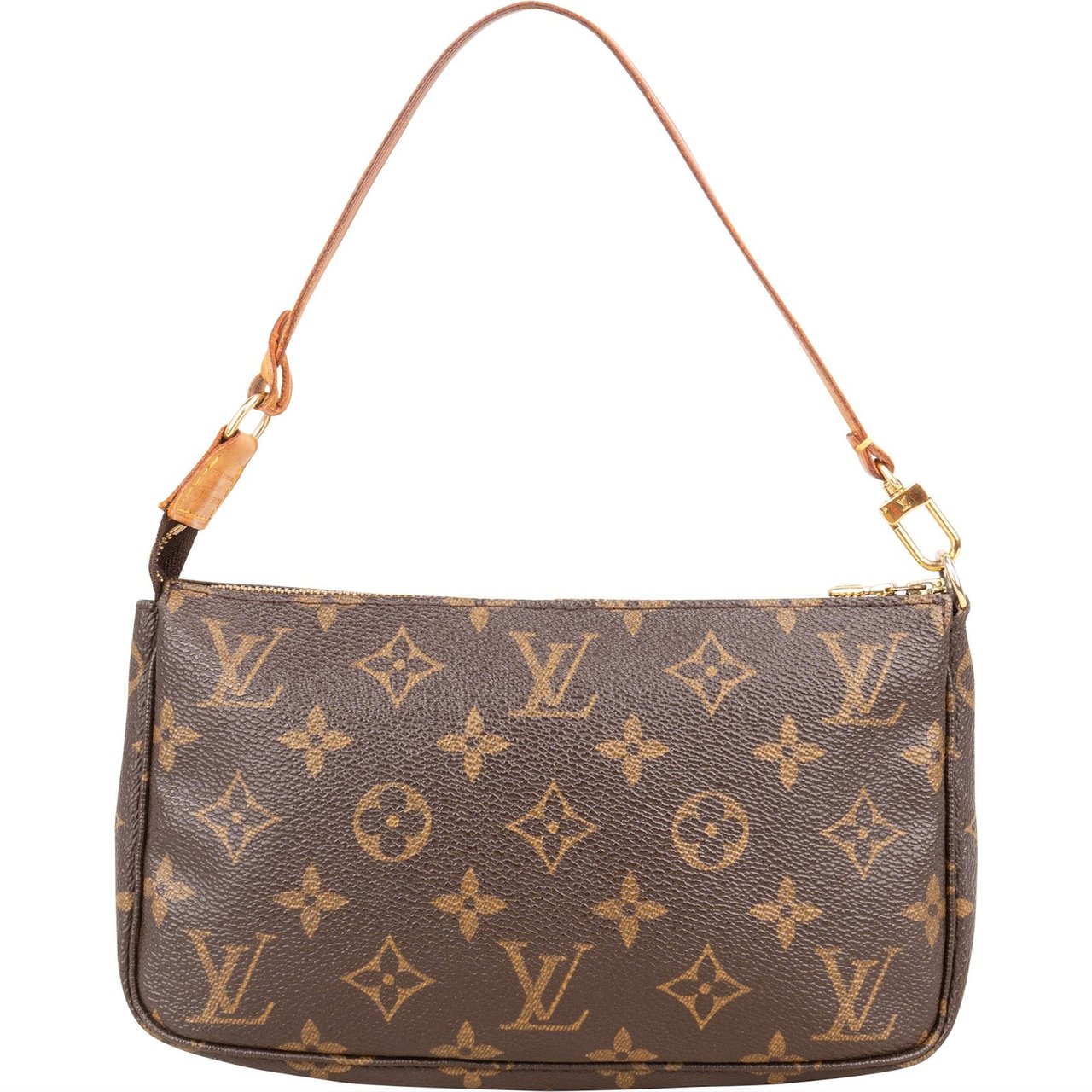 Louis Vuitton Louis Vuitton Monogram Canvas Pochette Accessoires Handbag Bruin